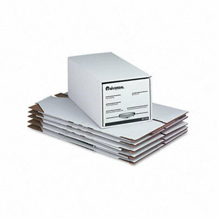 SALURINN SUPPLIES Universal  Storage Drawer Files Letter Fiberboard - White - 12 x 24 x 10 - 6/Ctn SA3347339